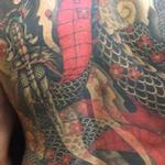 Tattoos - Black Dragon Full Back - 109446